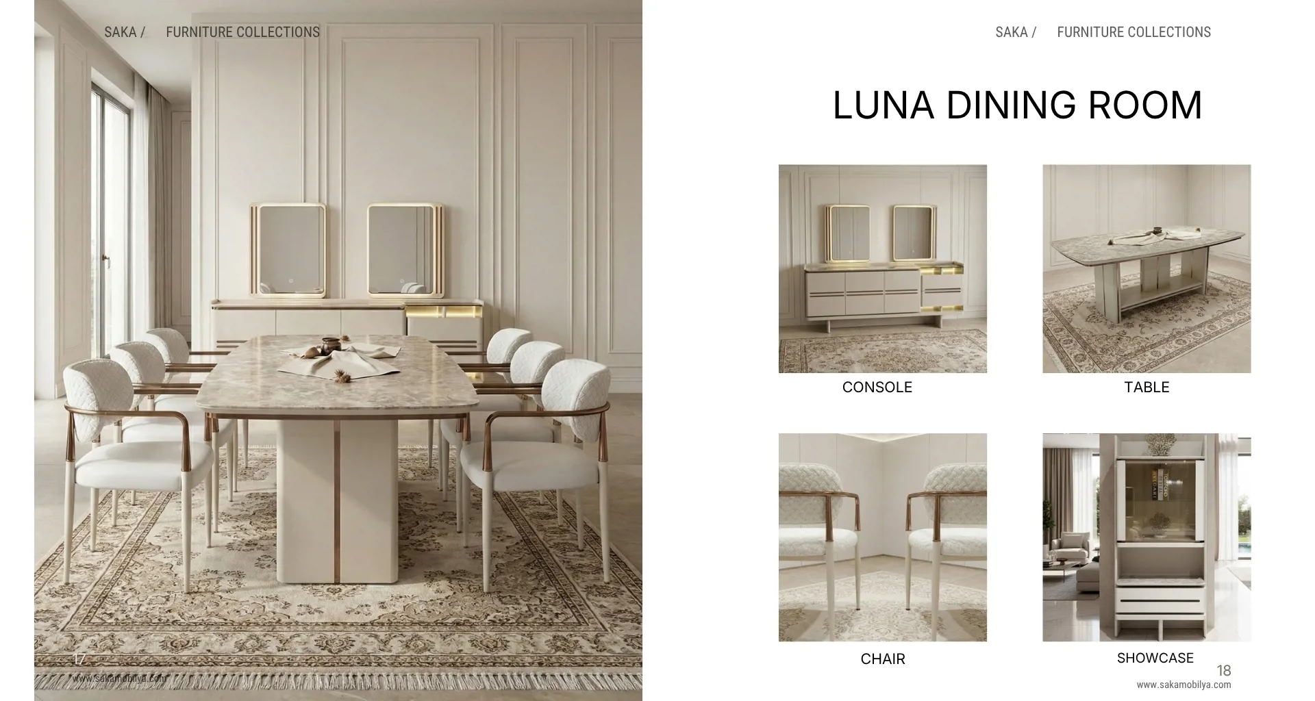 Luna Yemek Odası