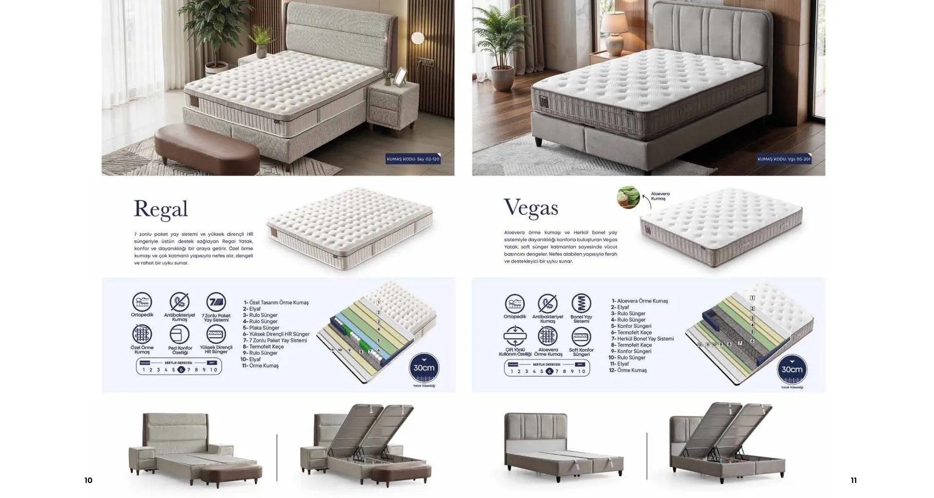 Regal ve Vegas Uyku Seti