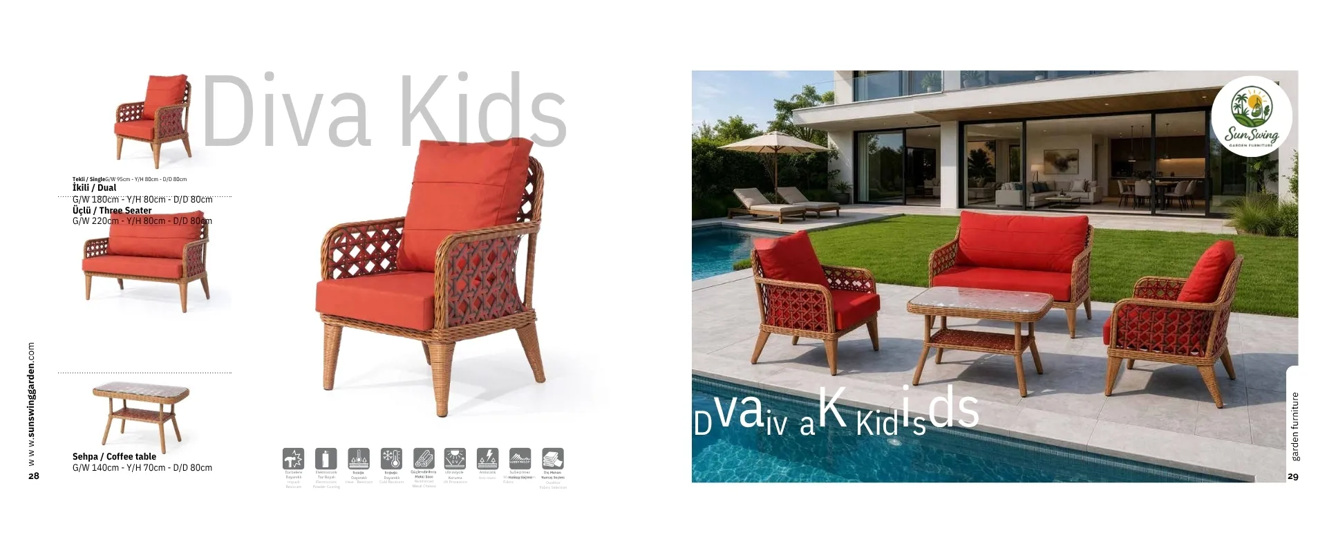 Diva Kids Bahçe Takımı