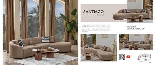 Santiago Köşe Koltuk Takımı