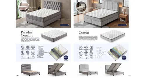 Paradise Comfort ve Cotton Uyku Seti