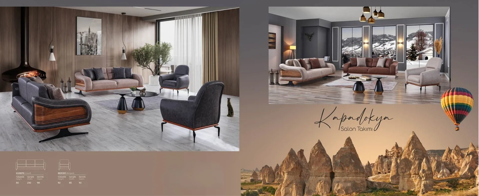 Kapadokya Koltuk Takımı