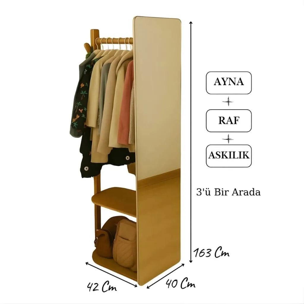 Ayna Askılık ve Raf Ünitesi